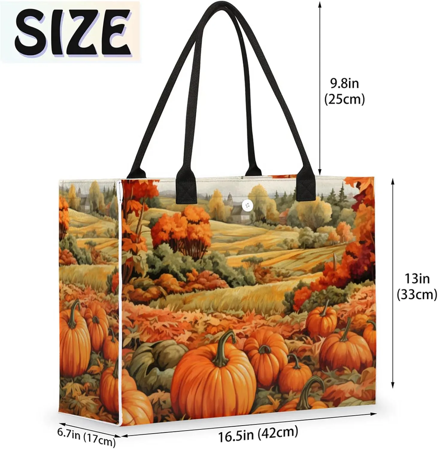 Tote Bag for Women Reusable Canvas Shoulder Bag