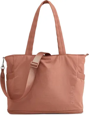 Tote Bag for Women,Puffer Work Bags with Zipper Compartments, Expandable Handbag for Travel Work Sport