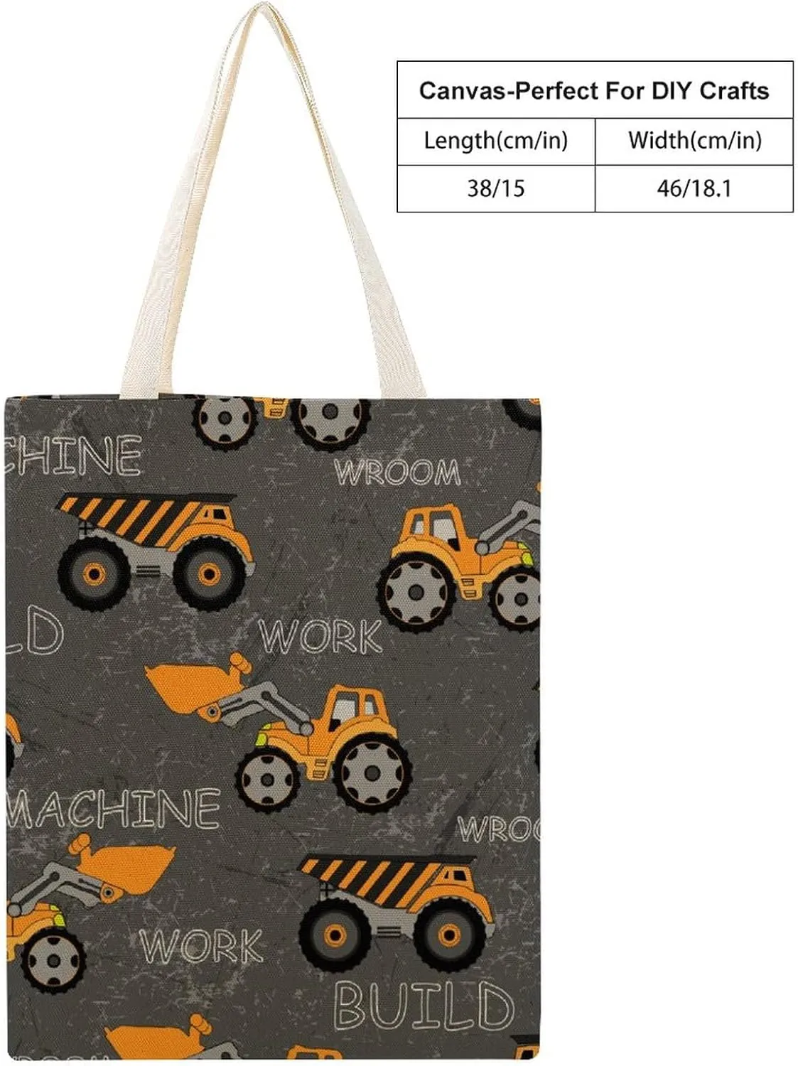 Tote Grocery Bag Reusable Canvas Bag, Aesthetic Shoulder Bag Lightweight Grocery Shopping Bags Beach Bag