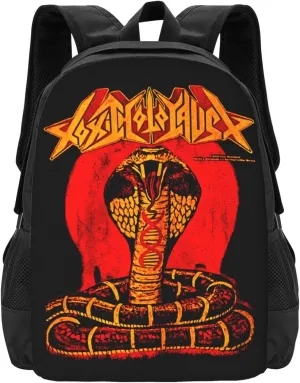 Toxic Musics Holocaust Backpack Large Capacity Leisure Travel Backpack Book Bag Outgoing Daypack 12.5x5.5x16.5 inch