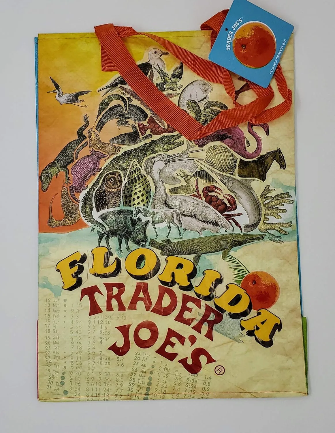 Trader Joes Reusable Grocery Shopping Tote Bag