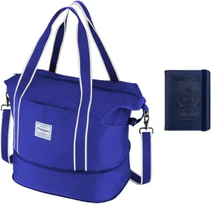 Travel Duffel Bag & Passport Holder Bundle
