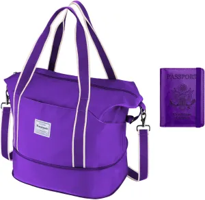 Travel Duffel Bag & Passport Holder Bundle