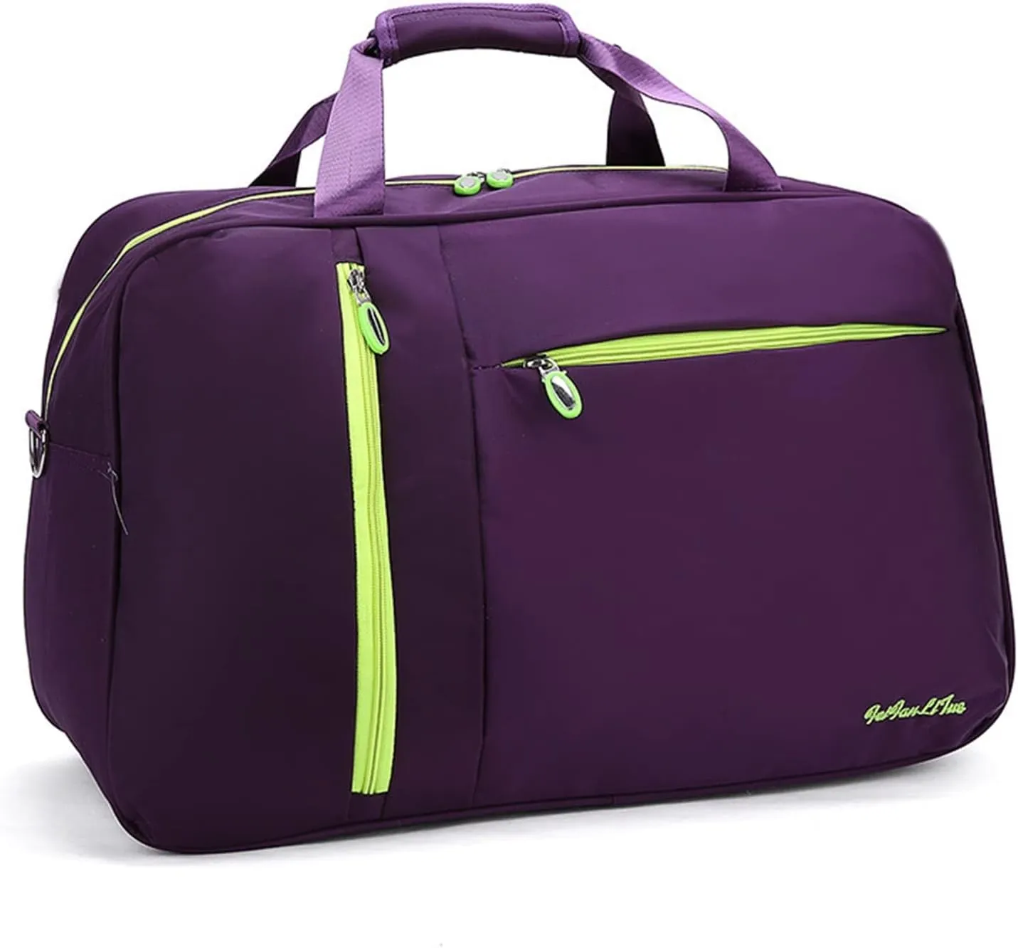 Travel Duffel Bags Men Travel Bags Solid Waterproof Nylon Ladies Handbag Large Capacity Women Travel Bag Casual Men Luggage Bags(Black)