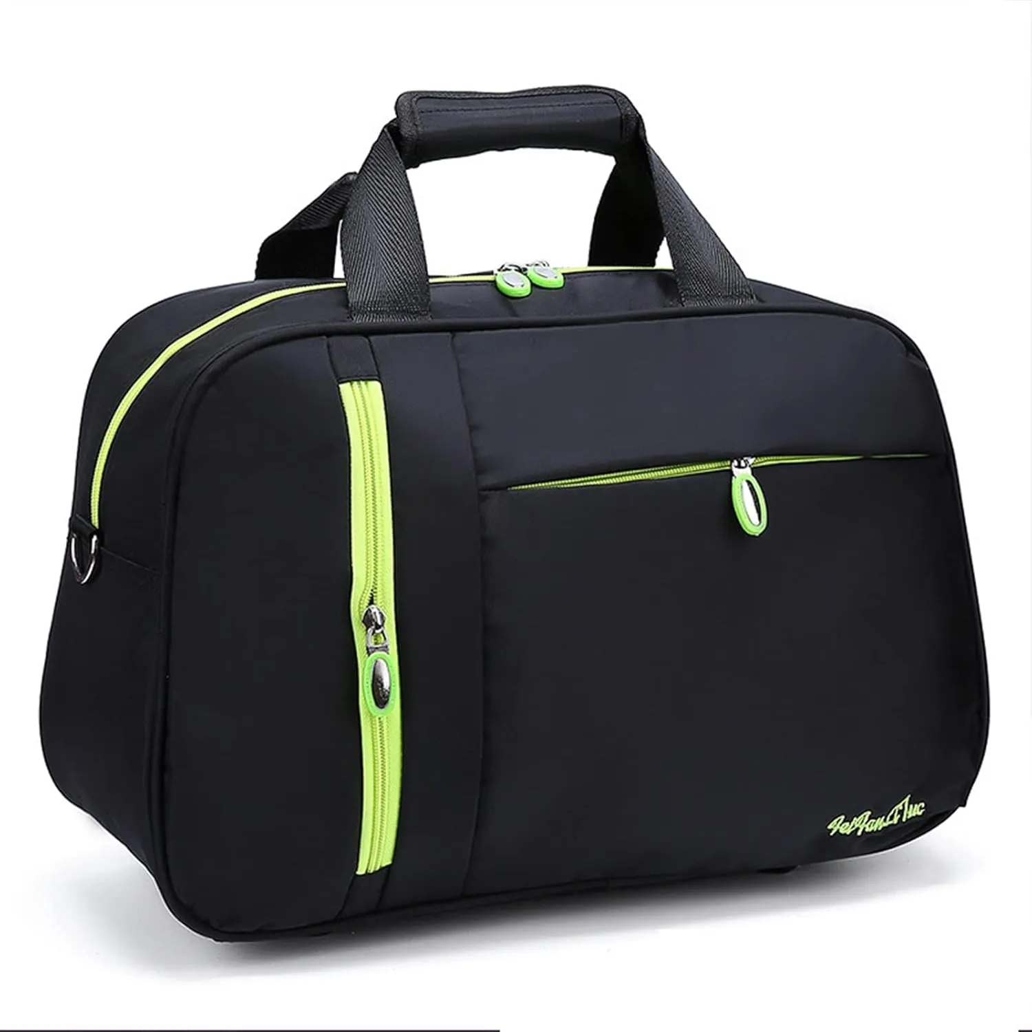 Travel Duffel Bags Men Travel Bags Solid Waterproof Nylon Ladies Handbag Large Capacity Women Travel Bag Casual Men Luggage Bags(Black)