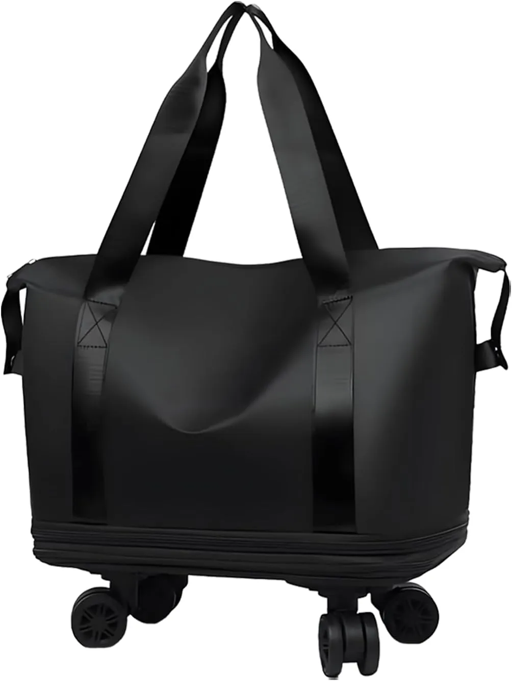 Travel Duffle Bag - Rolling Duffle Bag With Detachable Wheels | Rolling Suitcase Pack For Trip | Foldable Dufflee Bag With Wheels And Handle | Dry Wet Holdall Bags Weekend Overnight Bags For Swimming