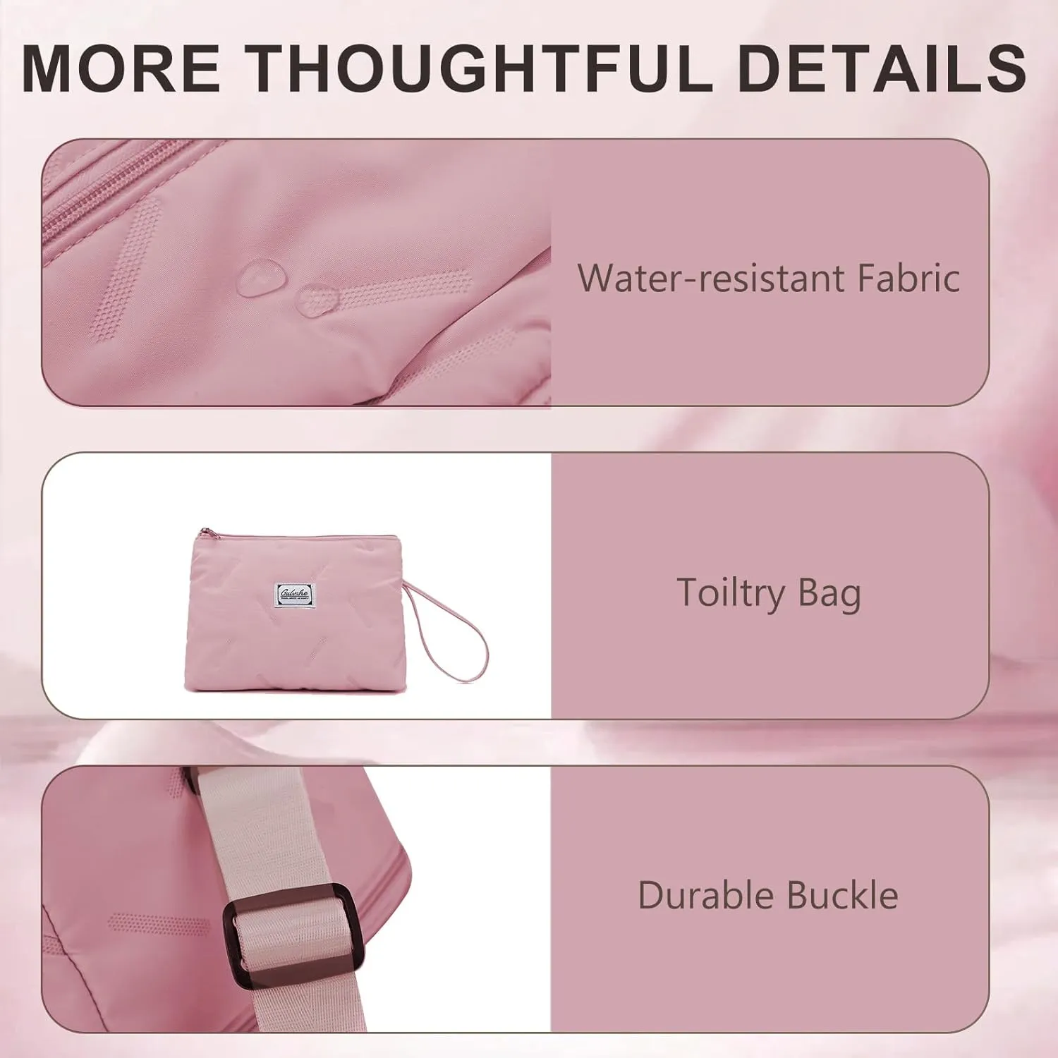 Travel Duffle Bag,Weekender Carry on Overnight Bags for Women Foldable Personal Item Bag Sport Gym Bag for Men with Wet Pocket Toiletry Makeup Bags for Yoga Dance Trips Hospital