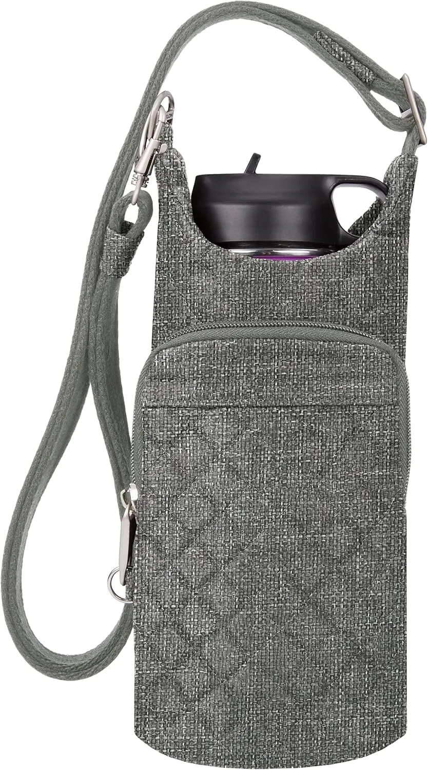 Travelon Anti-Theft Boho Insulated Water Bottle Tote