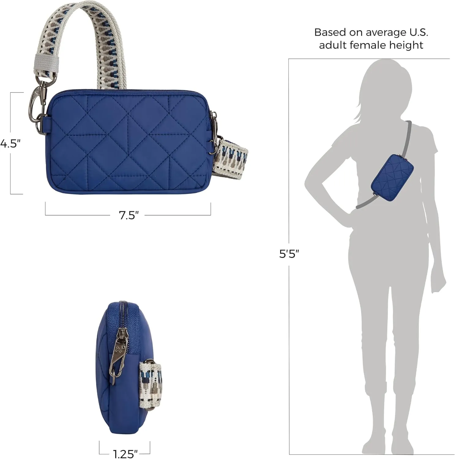 Travelon Anti-Theft Boho Phone Sling