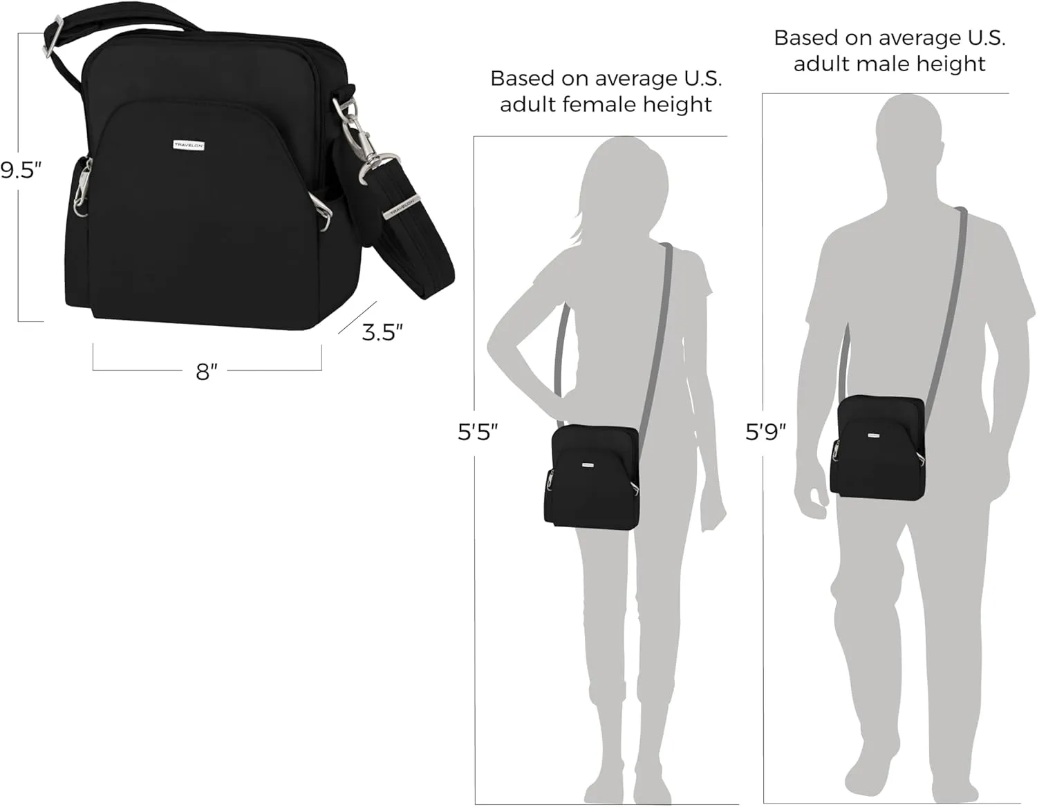 Travelon Anti-Theft Classic Travel Bag