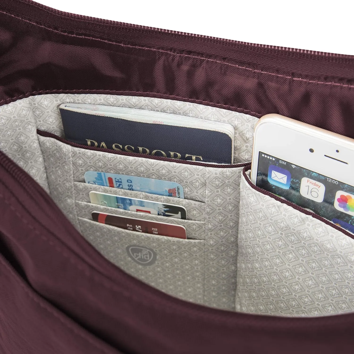 Travelon Anti-Theft Essentials East/West Hobo Bag