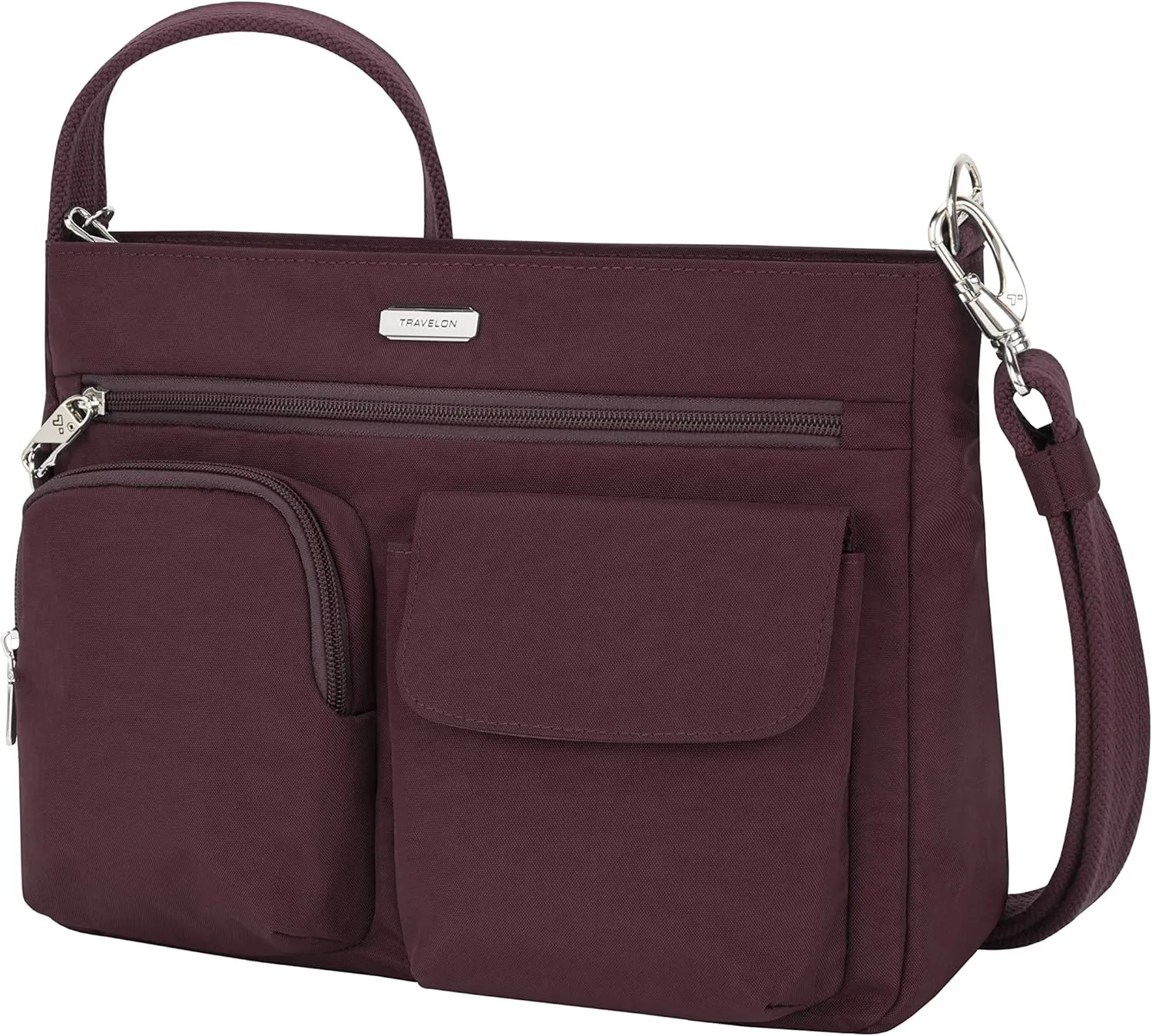 Travelon Anti-Theft Essentials Patch Pocket Crossbody Bag