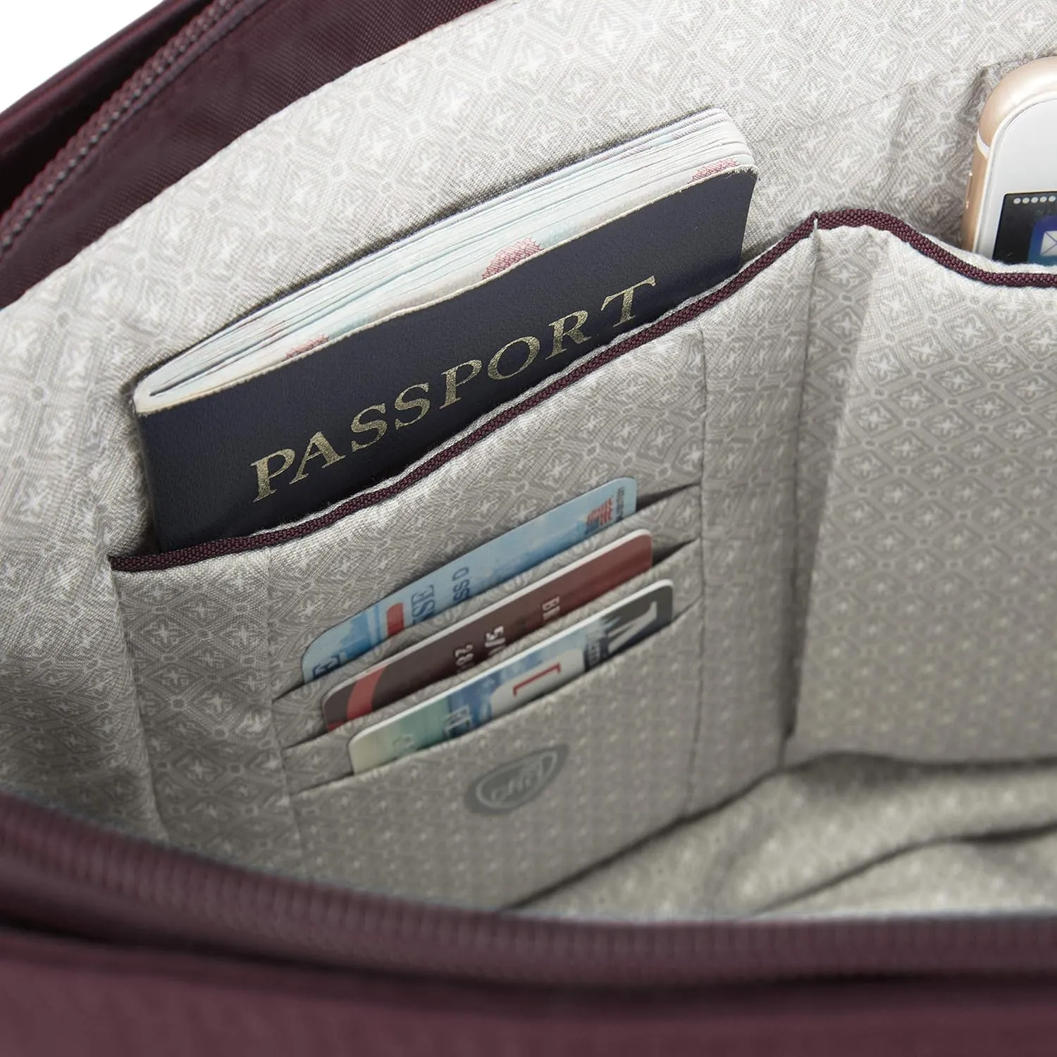 Travelon Anti-Theft Essentials Patch Pocket Crossbody Bag