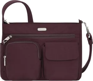Travelon Anti-Theft Essentials Patch Pocket Crossbody Bag
