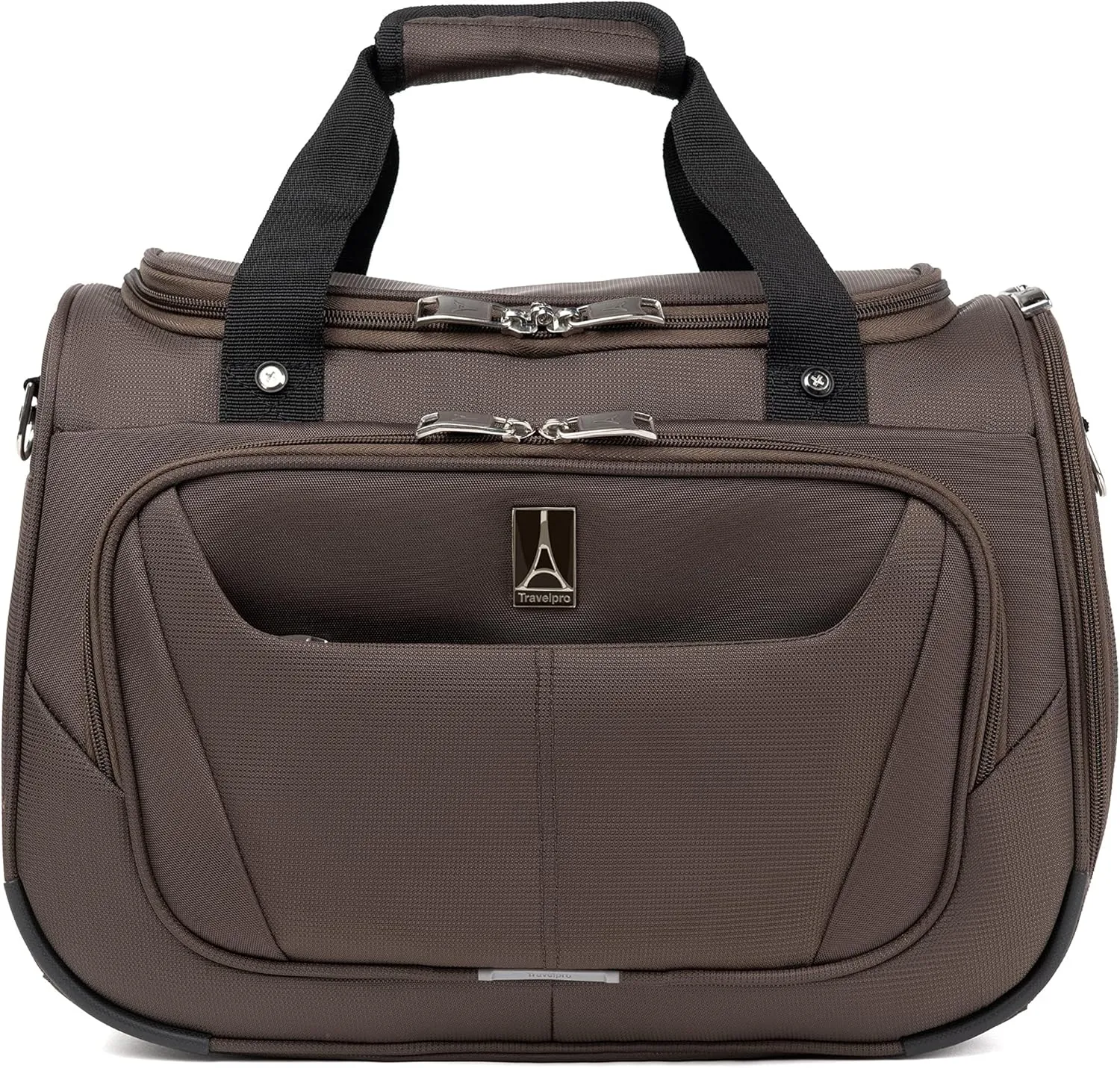 Travelpro Maxlite 5 Softside 2pc Set Expandable Carry On Luggage with 4 Spinner Wheels/Soft Underseat Tote, Lightweight Suitcase, Men and Women, Mocha