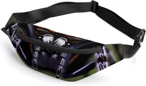 Tropical Rainforest Spiders Belt Bag with Adjustable Strap, Lightweight Travel Crossbody Bags, Hands-Free Mini Fanny Packs in Running Gym