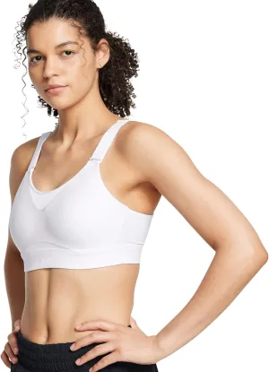 Under Armour Womens Infinity High Impact Sports Bra, (101) White / / White, X-Large D-DD