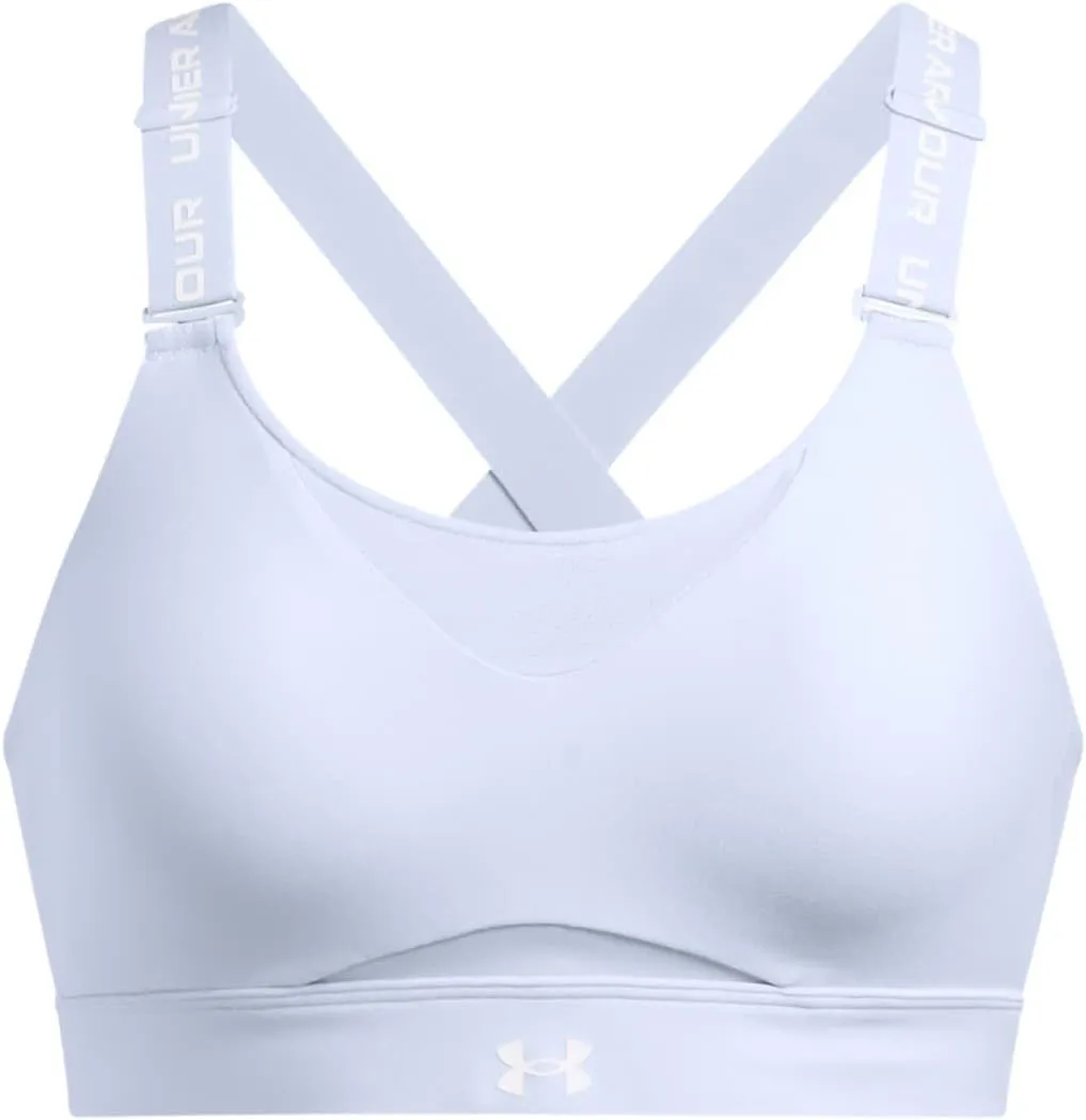 Under Armour Womens Infinity High Impact Sports Bra, (465) Nimbus Blue / / White, X-Small D-DD