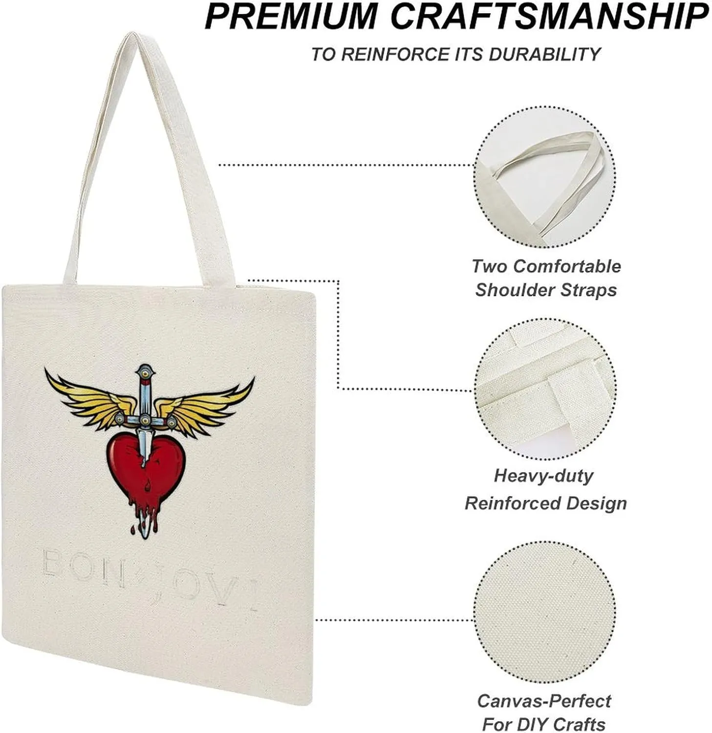 Unisex Basic Versatile Handbag Durable totebag