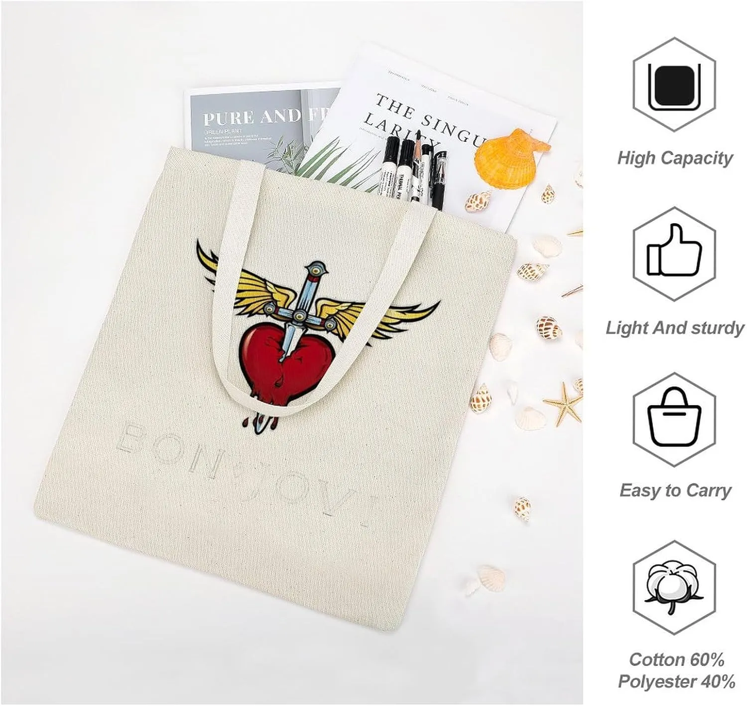 Unisex Basic Versatile Handbag Durable totebag