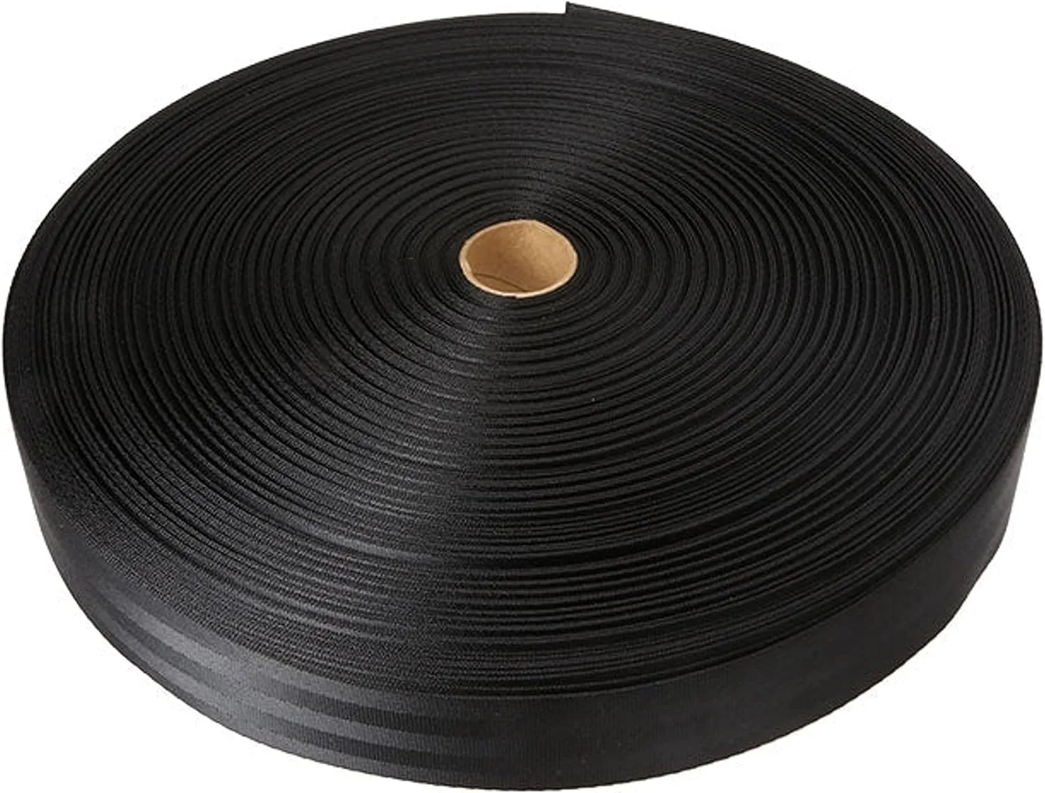 US Cargo Control Seat Belt Style Webbing 2 Inch x 300 Foot, Black Polyester Seat Belt Webbing Strap, 5 Panel, 6,000 lbs. Break Strength, 2 Inch Seat Belt Straps for Ratchet Straps, Lifting Slings