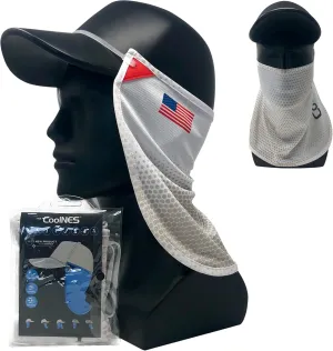 UV Sun Protection Neck Drape Adjustable Multifunctional 2 in 1 Face Covering for Outdoor Fishing - Unisex