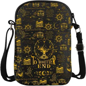 VAMSII Terrasen Crossbody Bag Literary Book Gifts TOG Fiction Merch Gift For Book Fans