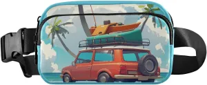 Waist Pack Bag Seaside Station Wagon Outdoor Fanny Pack Crossbody Bum Bags