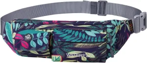 WATERFLY Fanny Pack for Women Men Water Resistant Small Waist Pouch Slim Belt Bag with 4 Pockets for Running Travelling Hiking Walking Lightweight Crossbody Chest Bag Fit All Phones…