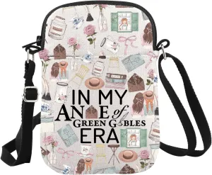 WCGXKO Classic Literature Gift In My Anne Era Crossbody Bag Bookworm Gift Book Nerd Merch