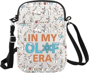 WCGXKO In My Snow Era Crossbody Bag Cartoon Movie Merch Gift Funny Snowman Merch