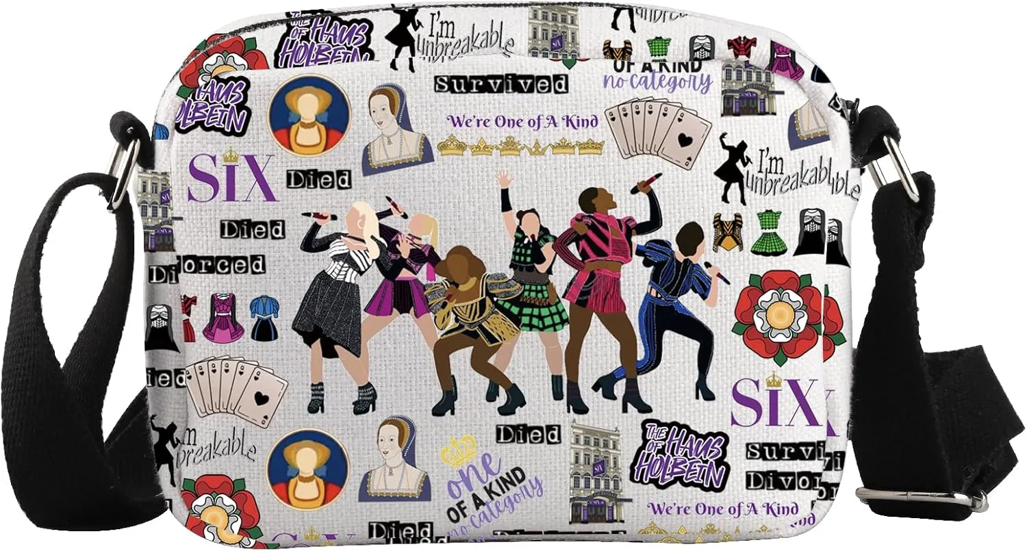 WCGXKO Musical Theater Inspired Crossbody Bag Musical Queen Merch
