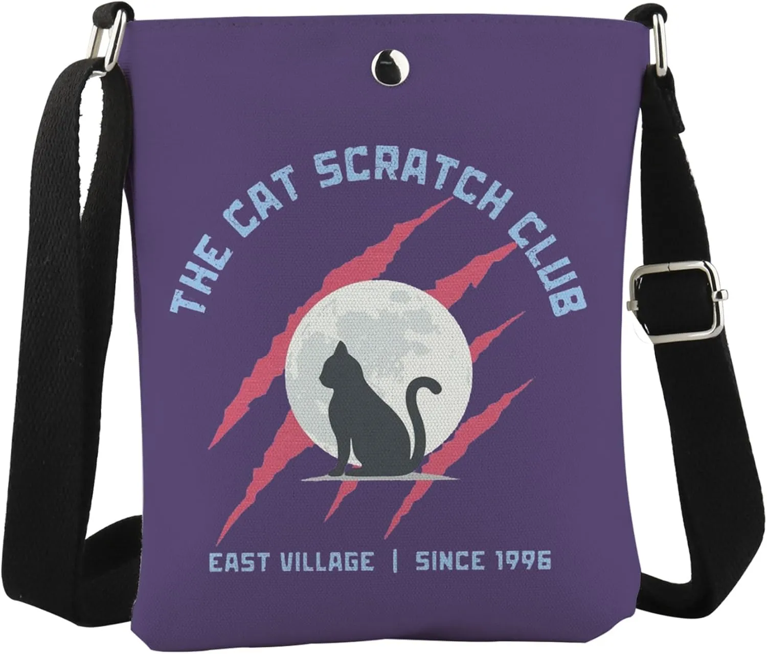 WCGXKO The Cat Scratch Club Crossbody Bag Musical Gift Musical Theater Gift for Musical Lover