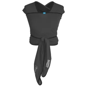We Made Me Flow, Baby Wrap Carrier, Newborn to Toddler Breastfeeding Cover, Super Stretchy, Cool & Comfortable Baby Sling, Charcoal Grey