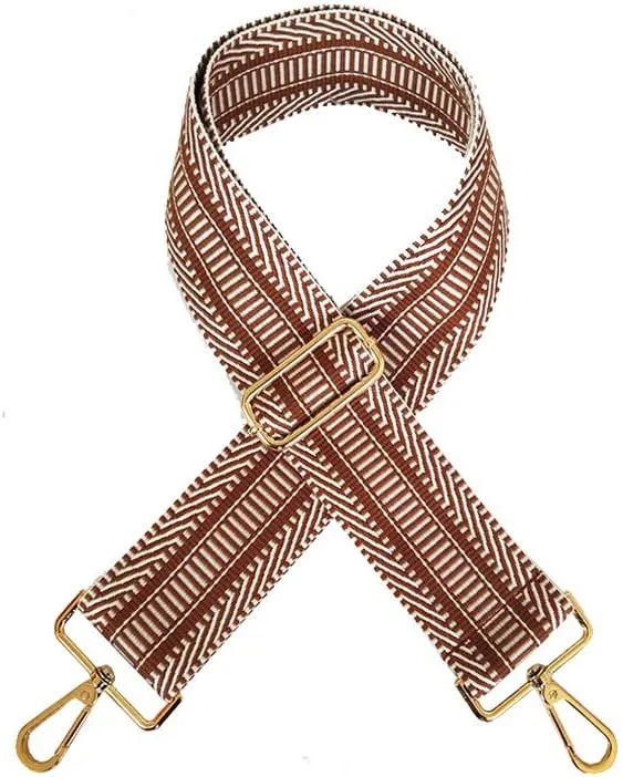 Wide Shoulder Strap Adjustable Replacement Belt Guitar Style Cross body Handbag Purse Strap