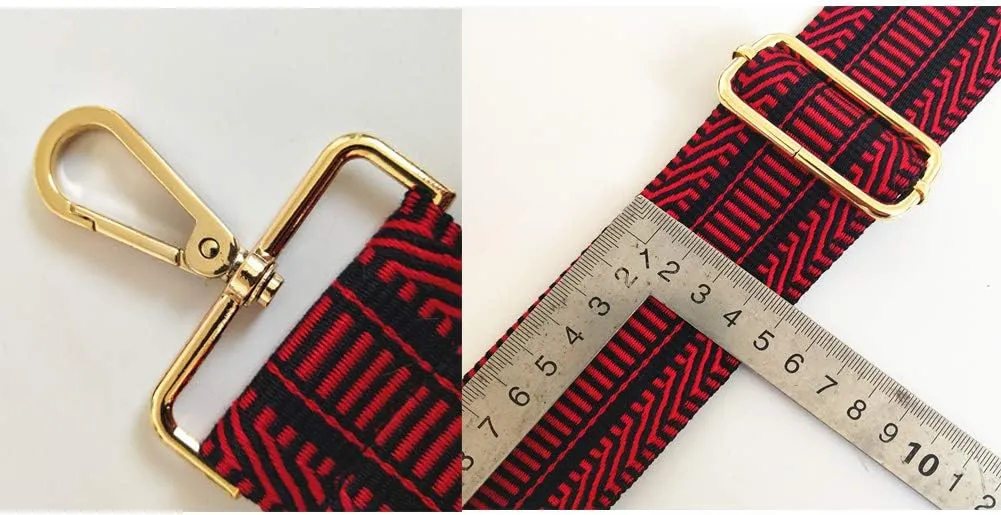 Wide Shoulder Strap Adjustable Replacement Belt Guitar Style Cross body Handbag Purse Strap