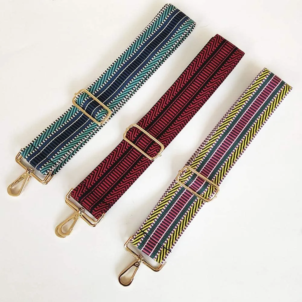 Wide Shoulder Strap Adjustable Replacement Belt Guitar Style Cross body Handbag Purse Strap