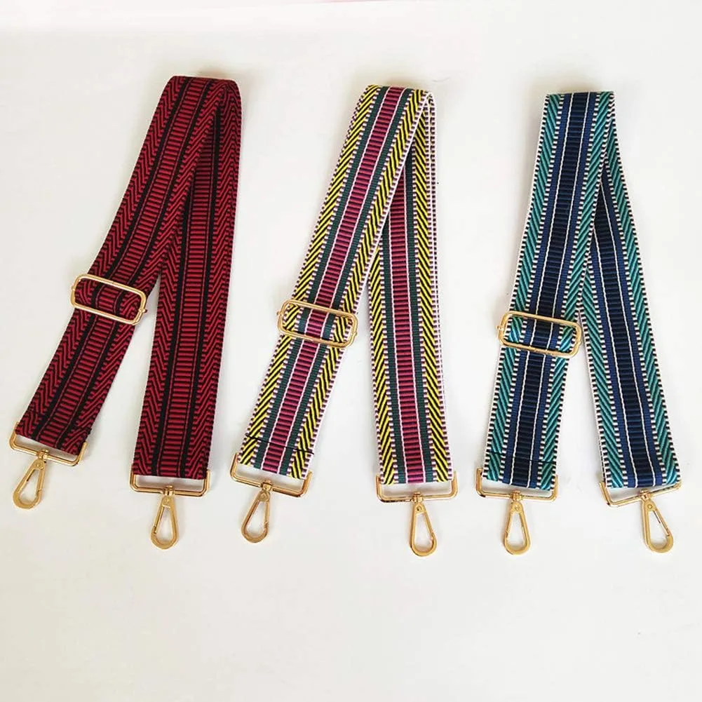 Wide Shoulder Strap Adjustable Replacement Belt Guitar Style Cross body Handbag Purse Strap