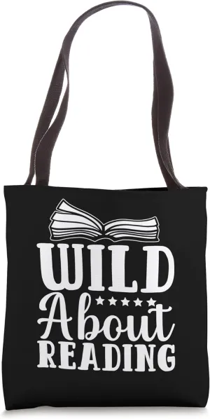Wild About Reading Let Your Imagination Roam Free Tote Bag