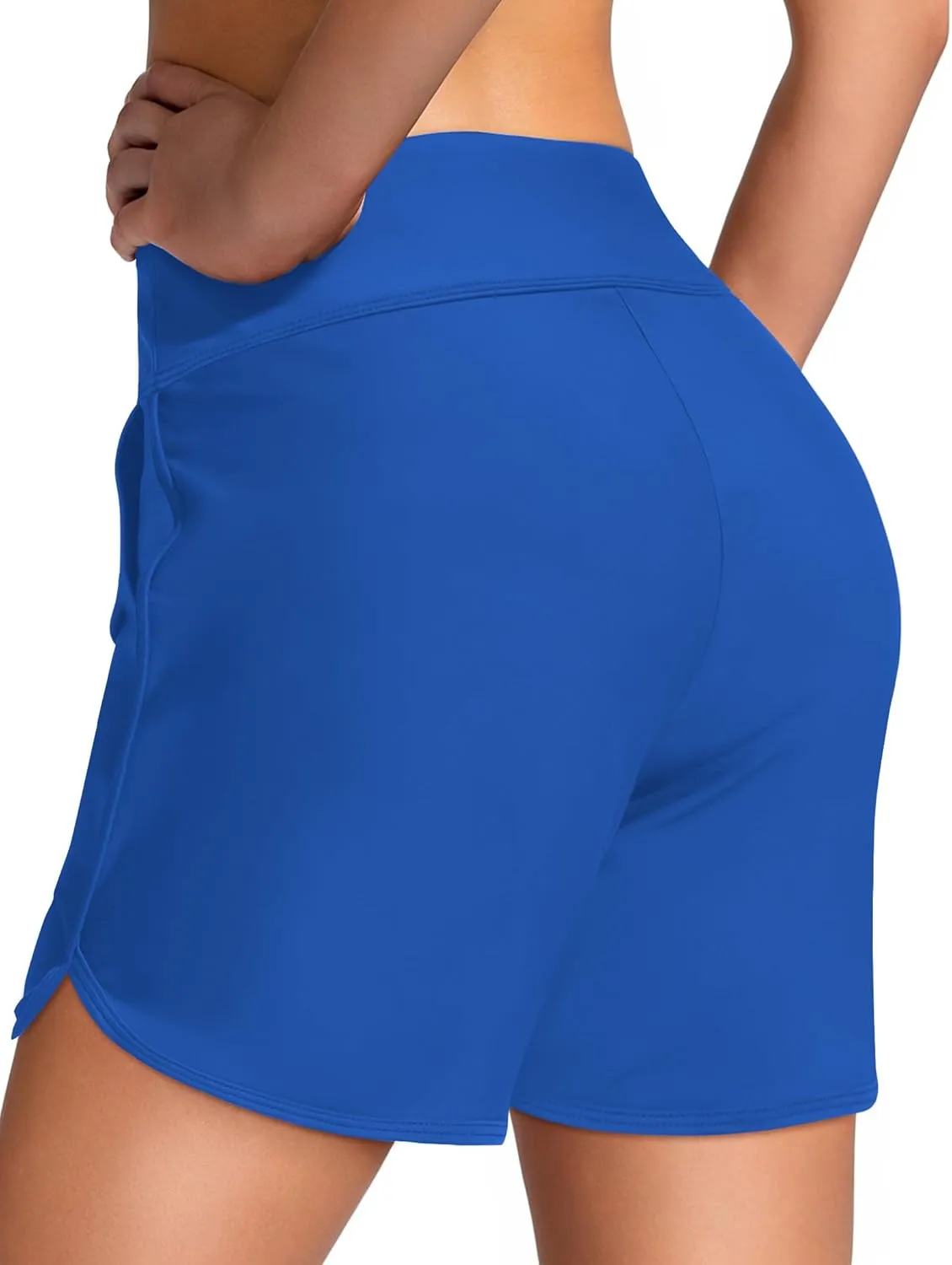 Women's 5" Swim Board Shorts Quick Dry High Waisted Swimsuits Shorts with Pockets UPF 50  Bathing Suits Bottoms