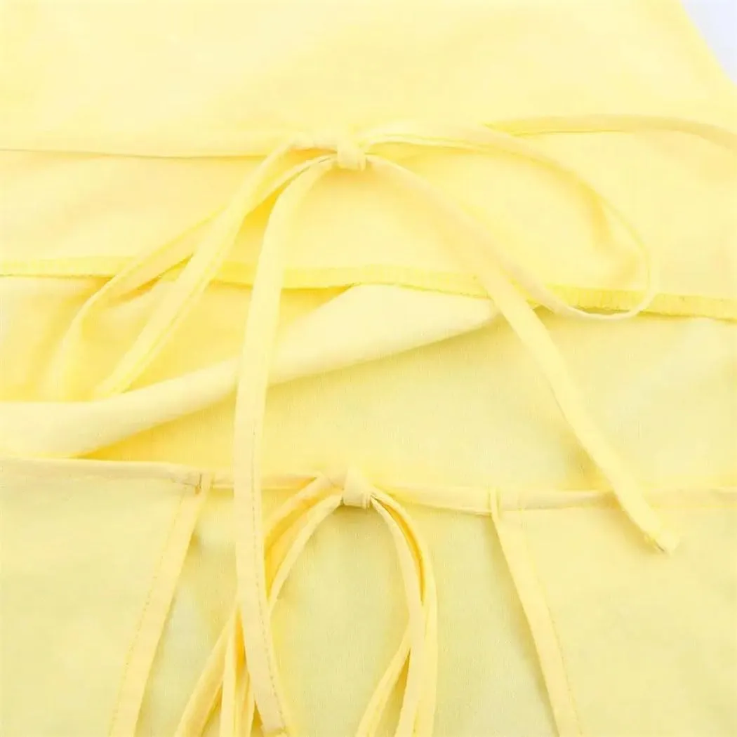 Women's Pleated Bow Lace-Up Halter Neck Open Back Slim Fit Solid Vest Holiday Spring Summer Beachwear