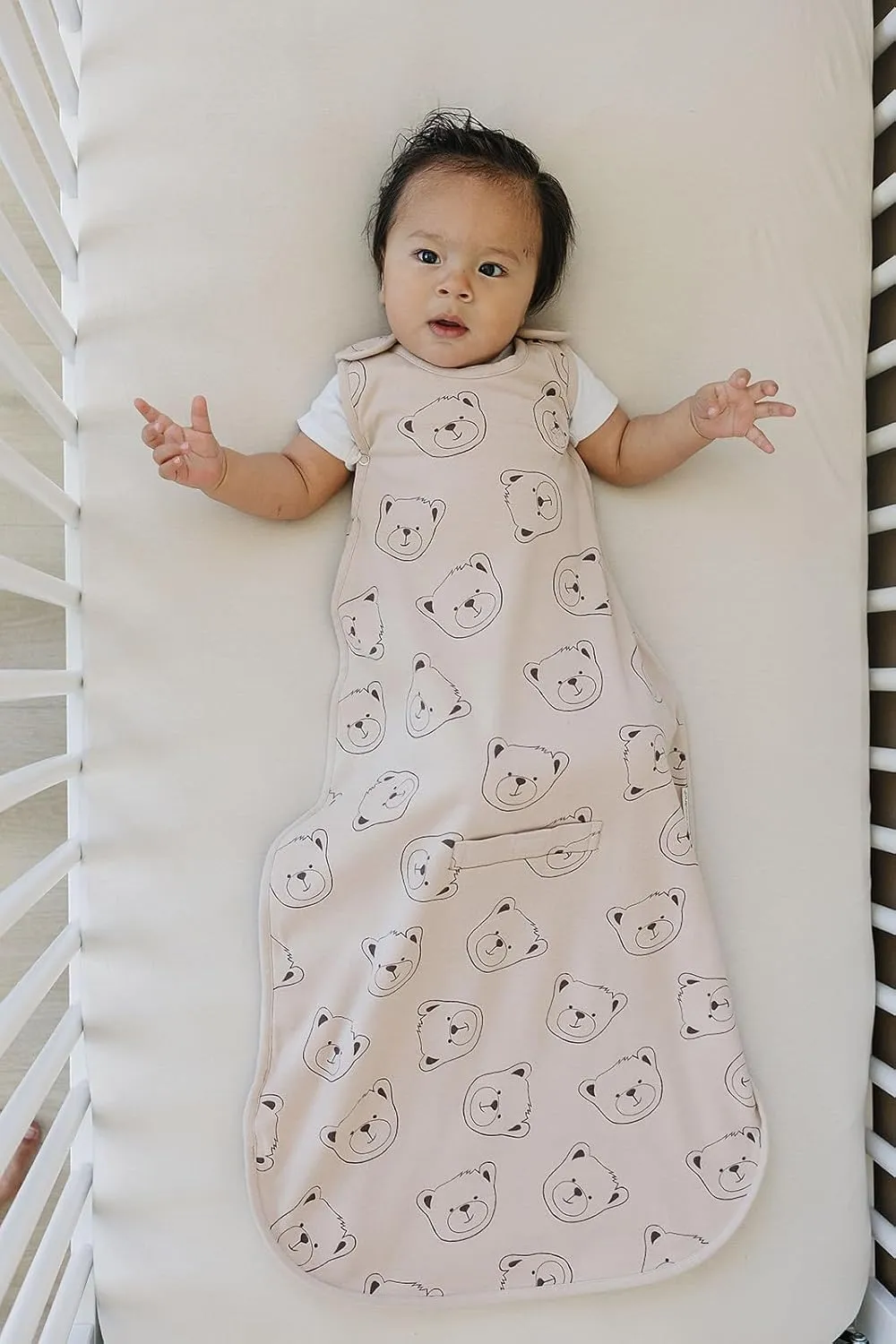 Woolino Toddler Sleeping Bag, 4 Season, Merino Wool and Organic Cotton Baby Wearable Blanket, 2-4 Years
