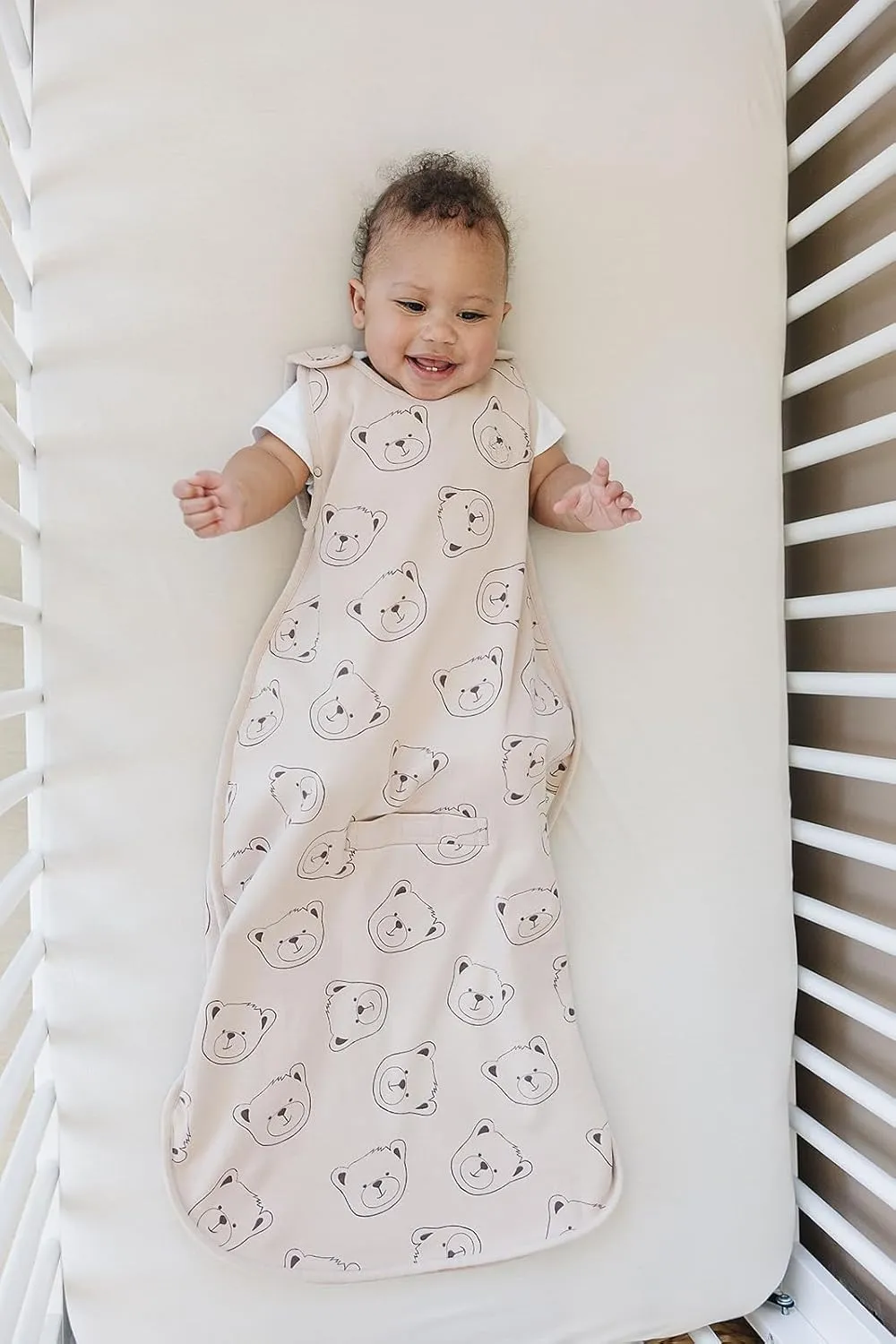 Woolino Toddler Sleeping Bag, 4 Season, Merino Wool and Organic Cotton Baby Wearable Blanket, 2-4 Years