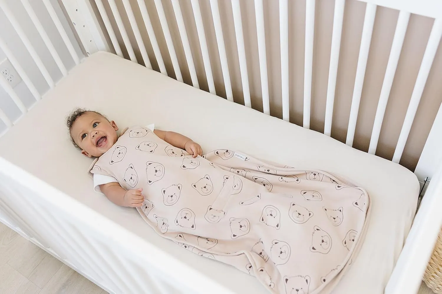 Woolino Toddler Sleeping Bag, 4 Season, Merino Wool and Organic Cotton Baby Wearable Blanket, 2-4 Years