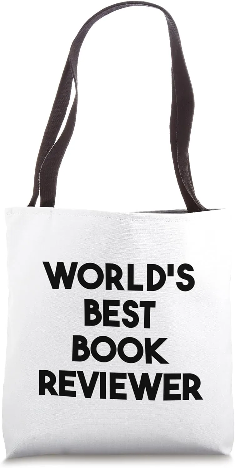 World's Best Book Reviewer Tote Bag