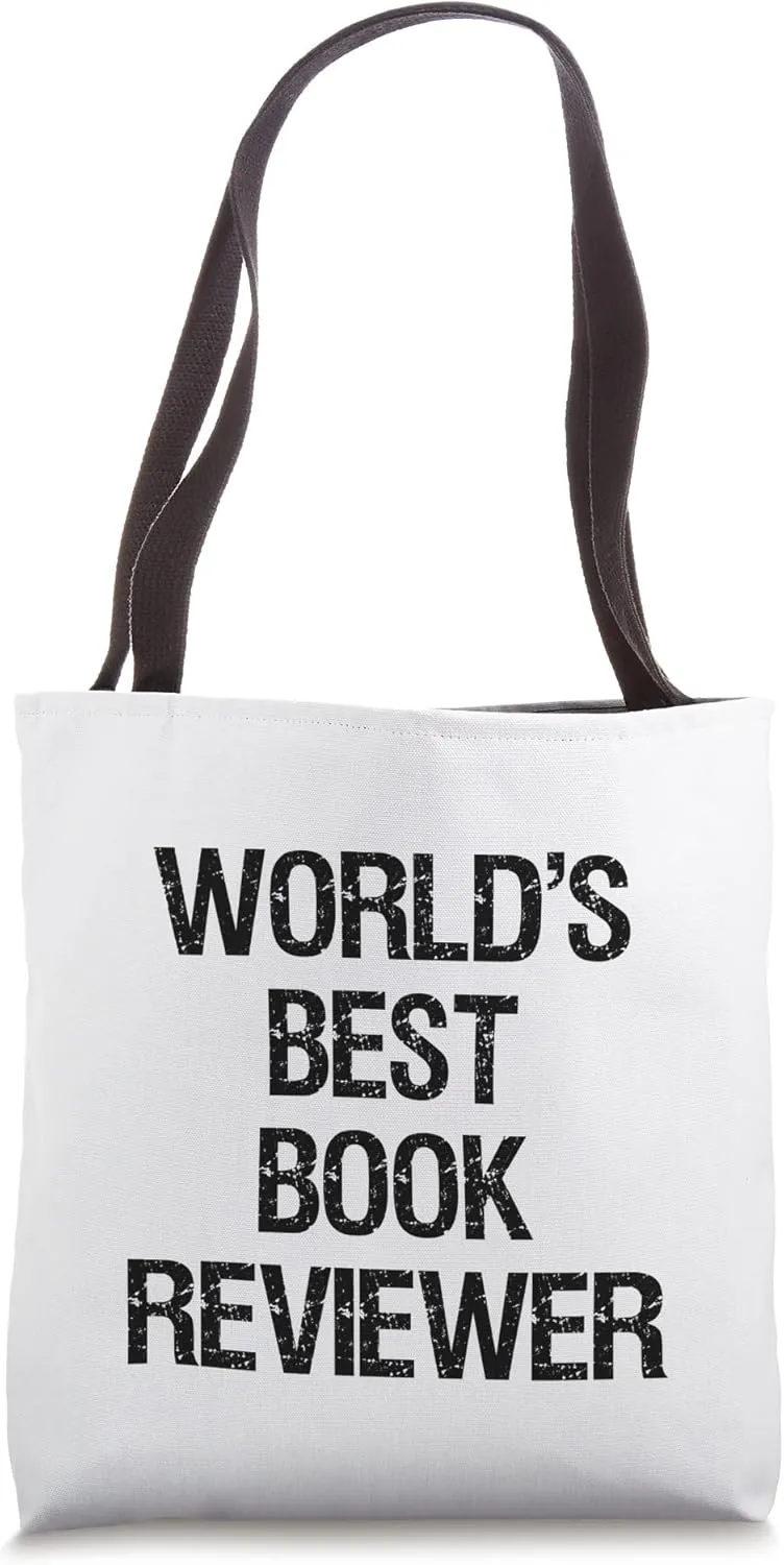 World's Best Book Reviewer Tote Bag