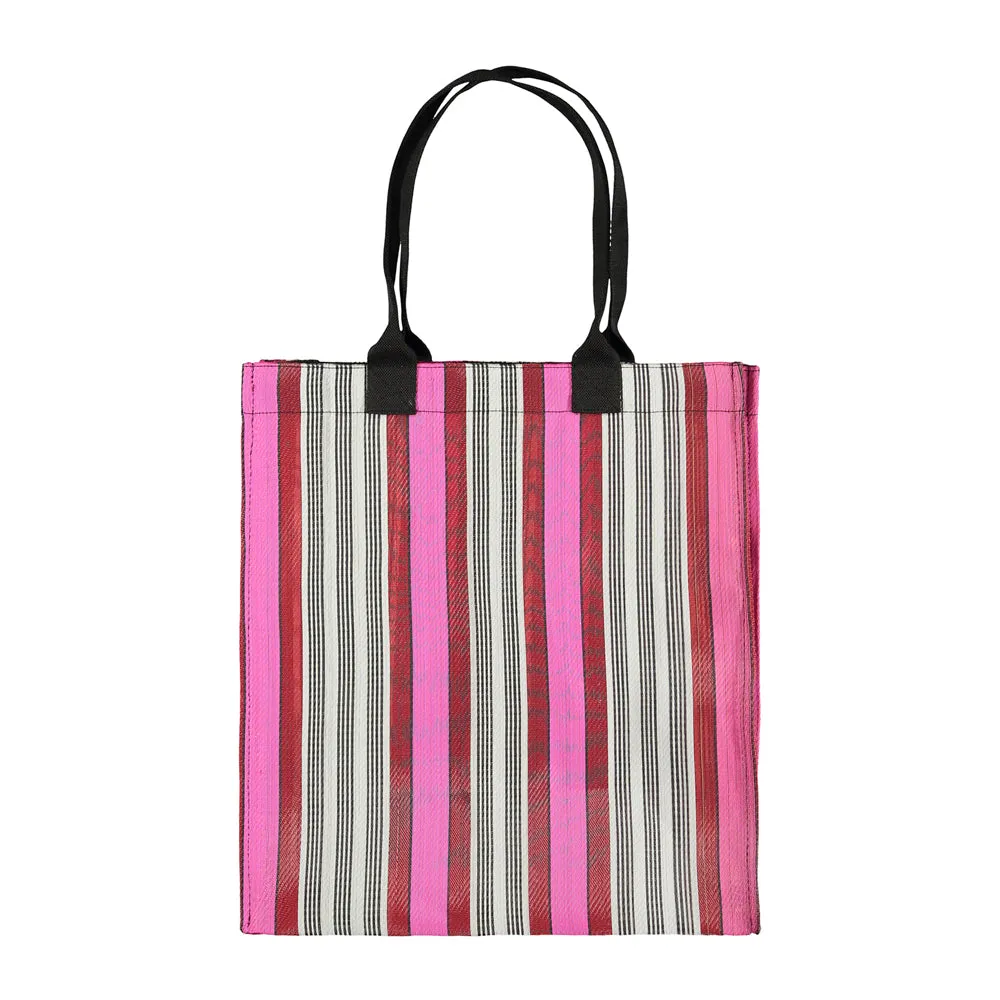 Woven Market Tote: Neyron   Guardsman