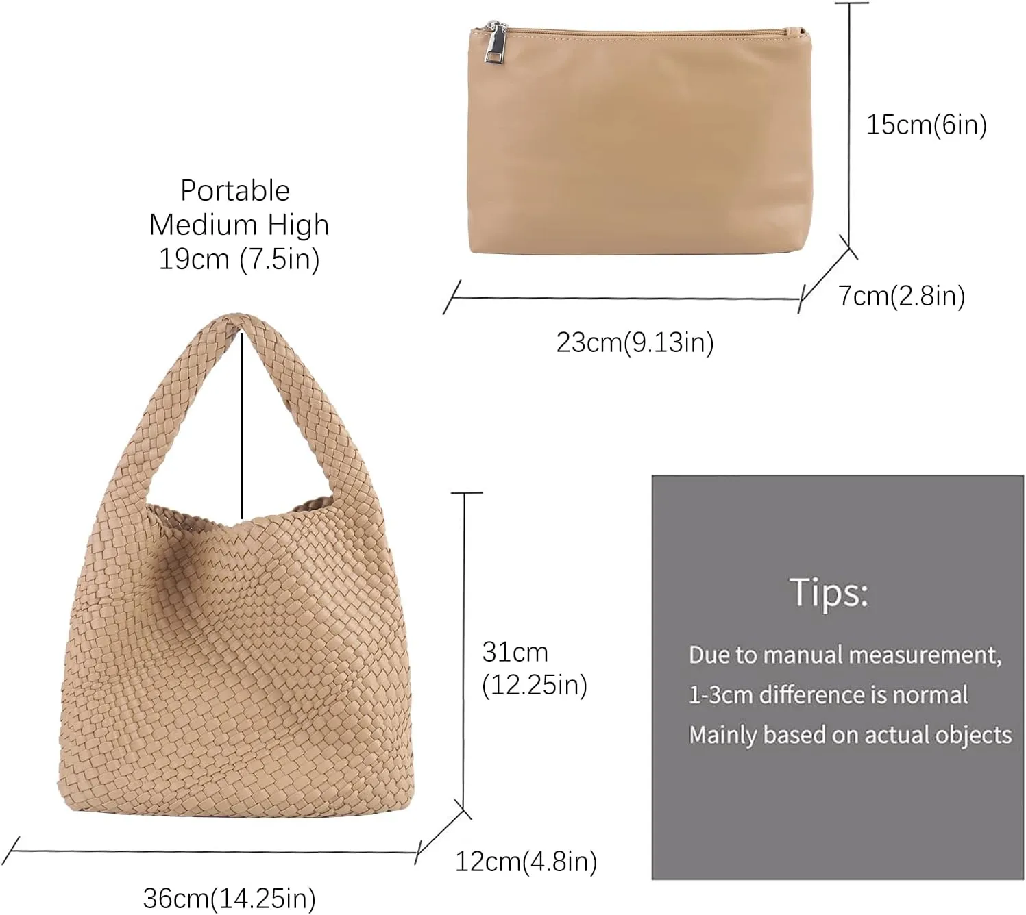 Woven Tote Bag Womens Purse Woven Bags for Women Large Summer BeachTote Bags Vegan Leather Shoulder Handbags Travel Totes