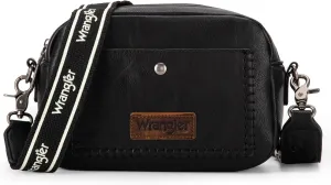 Wrangler Crossbody Purses for Women Trendy Camera Snapshot Bag with Wide Strap