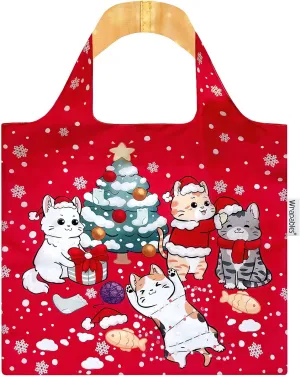Wrapables Christmas Holiday AllyBag Collection Reusable Shopping Bag